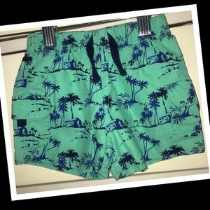 4/$10 •Cherokee baby boy 0-3m palm tree shorts🌴NWOT🌴